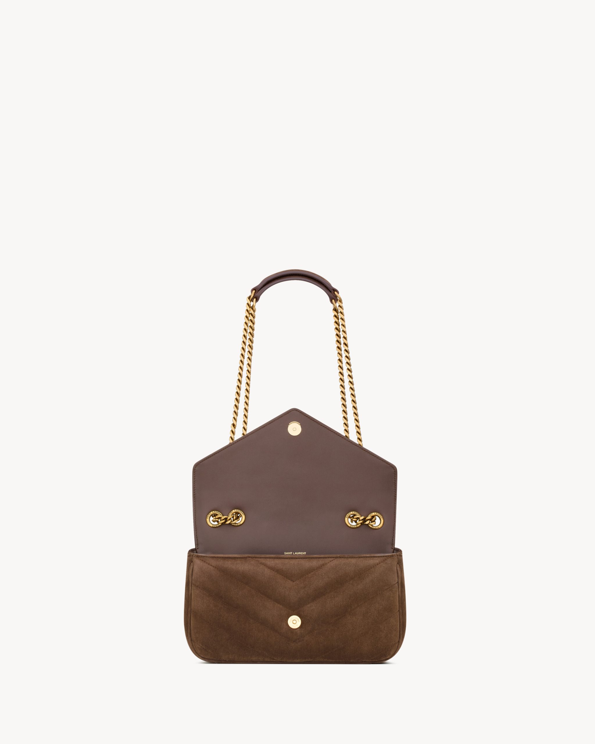 YSL LOULOU small in MATELASSÉ suede - Image 3